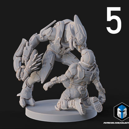 Sangheili Elite Warriors for Halo Flashpoint - 16 Poses Available