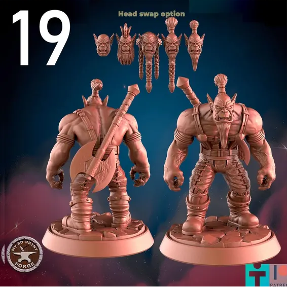 Orc Part 3 Collection – 37 Poses Available