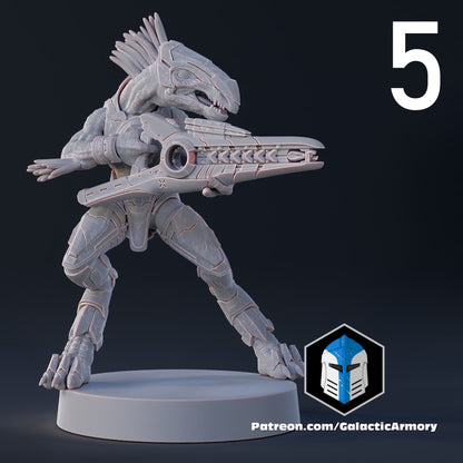 Kig-Yar Jackals for Halo Flashpoint - 10 Poses Available