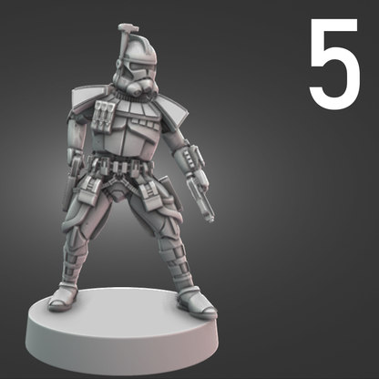 ARC Troopers for Star Wars Legion - 10 Poses Available
