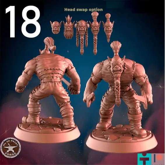 Orc Part 3 Collection – 37 Poses Available