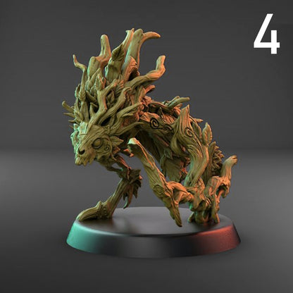 Vine Spirit Bow Set (32mm Base)
