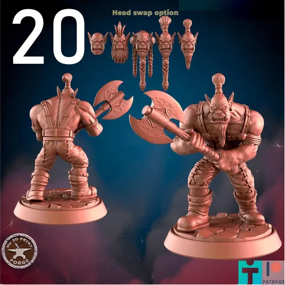 Orc Part 3 Collection – 37 Poses Available