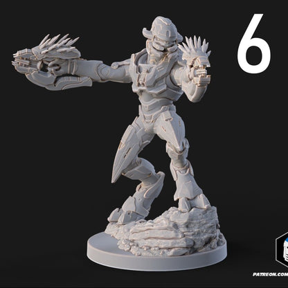 Sangheili Elite Warriors for Halo Flashpoint - 16 Poses Available