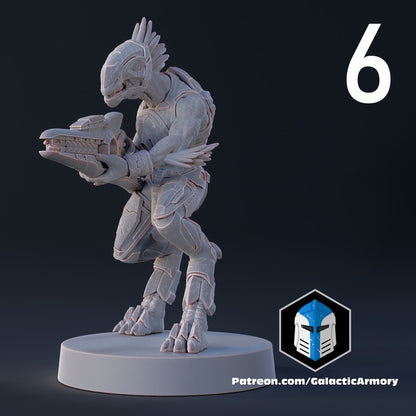 Kig-Yar Jackals for Halo Flashpoint - 10 Poses Available