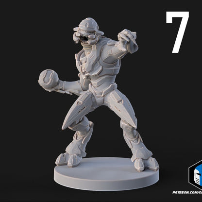 Sangheili Elite Warriors for Halo Flashpoint - 16 Poses Available