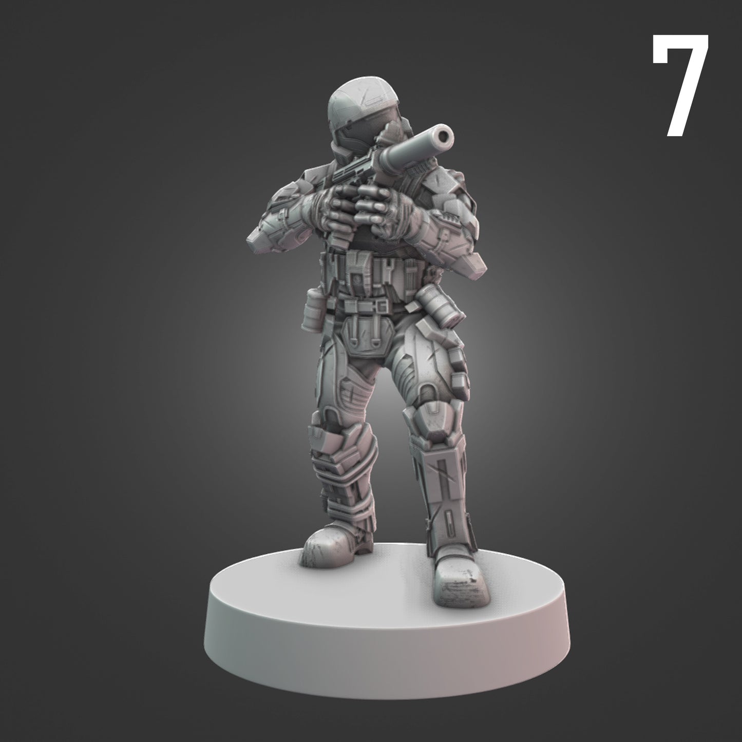 Orbital Drop Shock Troopers for Halo Flashpoint - 12 Poses Available