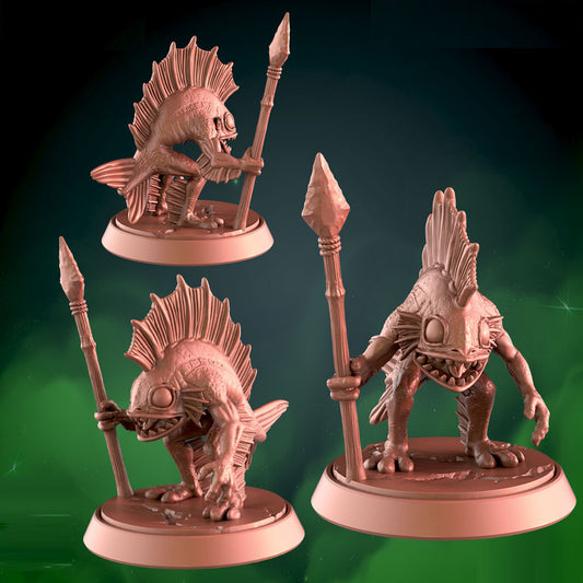 Finned Murloc Spear 25mm Base