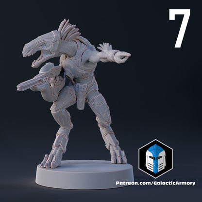 Kig-Yar Jackals for Halo Flashpoint - 10 Poses Available