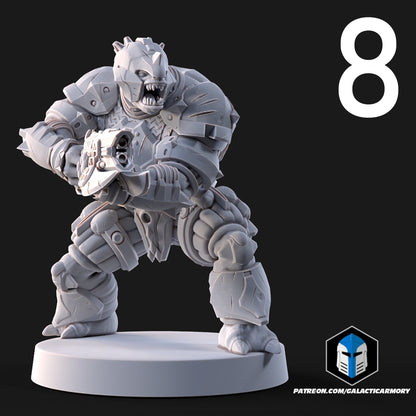 Jiralhanae Brutes for Halo Flashpoint - 20 Poses Available