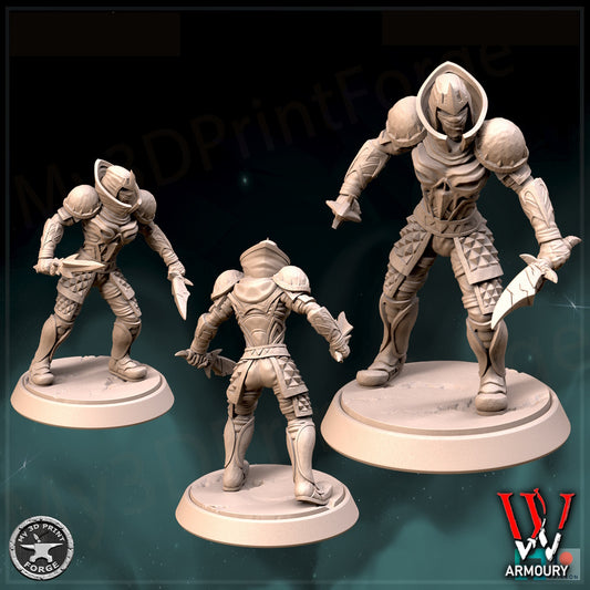 Female Human Rogue Tier 1 Attack 25mm Base Tabletop Wargaming Miniature