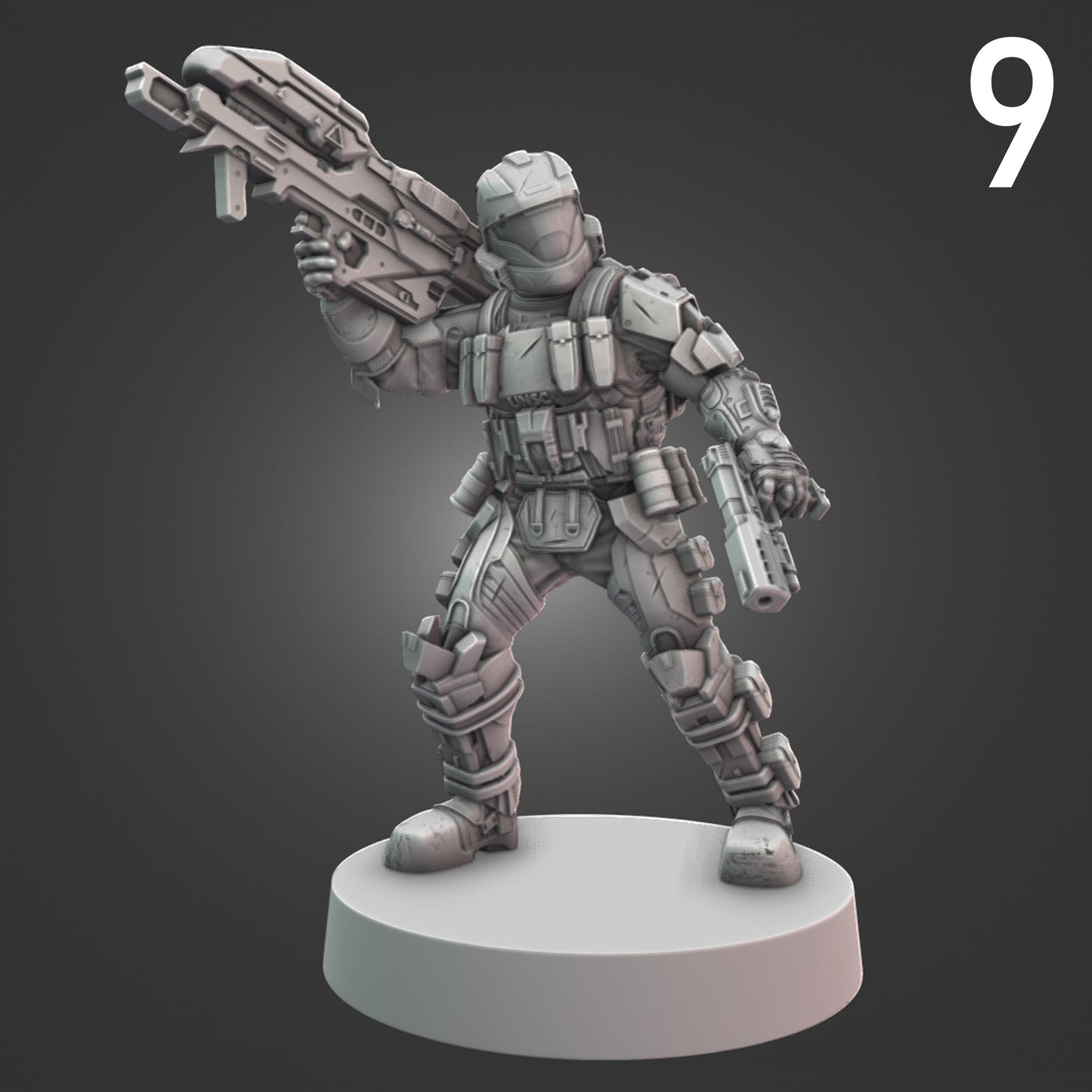 Orbital Drop Shock Troopers for Halo Flashpoint - 12 Poses Available