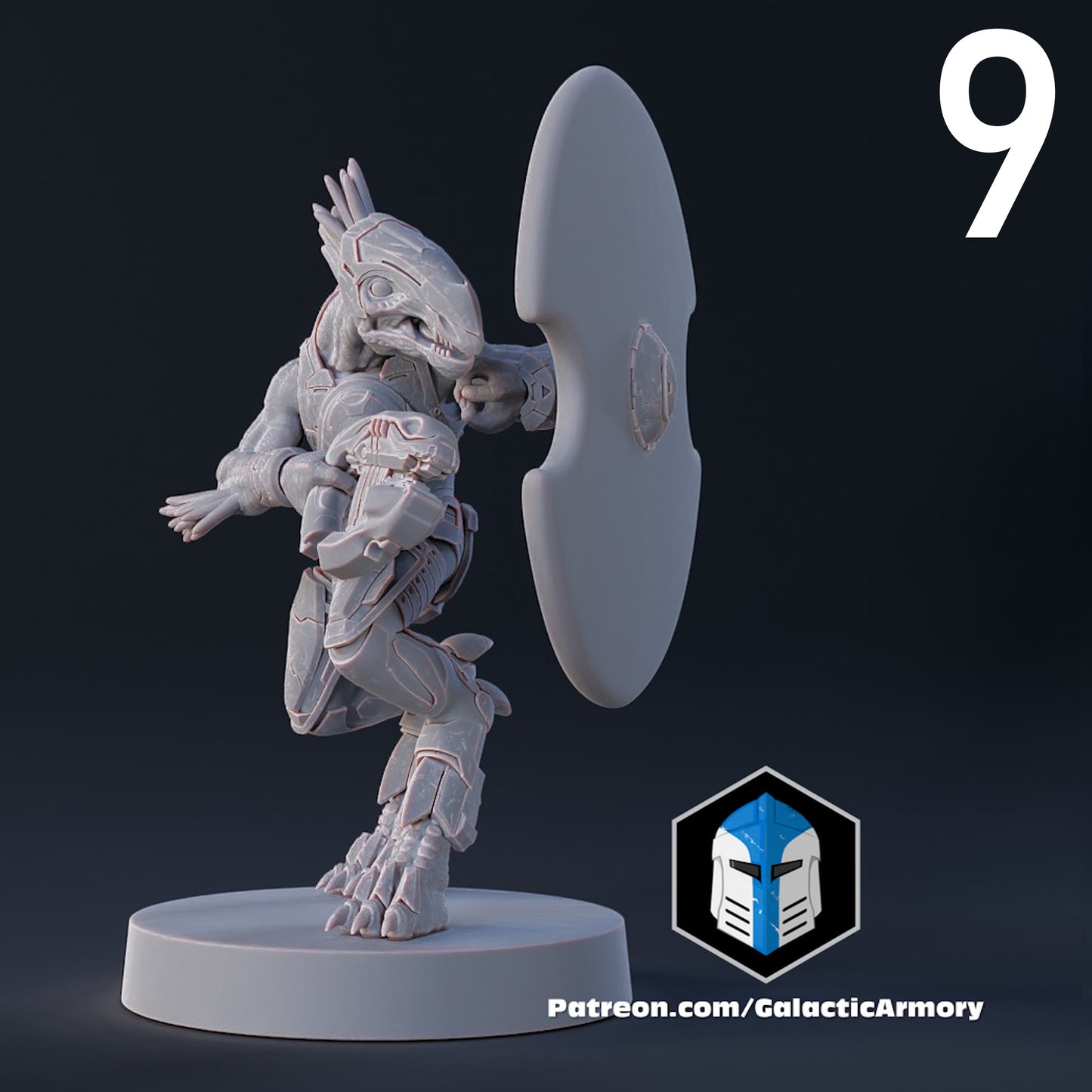 Kig-Yar Jackals for Halo Flashpoint - 10 Poses Available