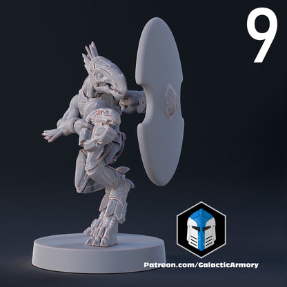 Kig-Yar Jackals for Halo Flashpoint - 10 Poses Available