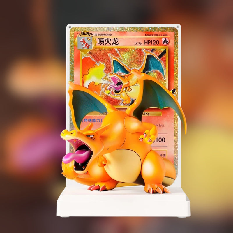 Pokemon 30th Celebration Charizard Collectible Figure Gift Box - Simplified Chinese model image