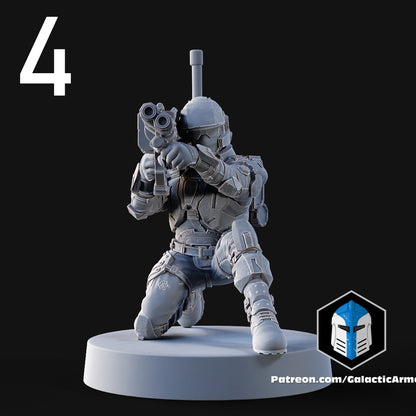 UNSC Marines for Halo Flashpoint - 10 Poses Available