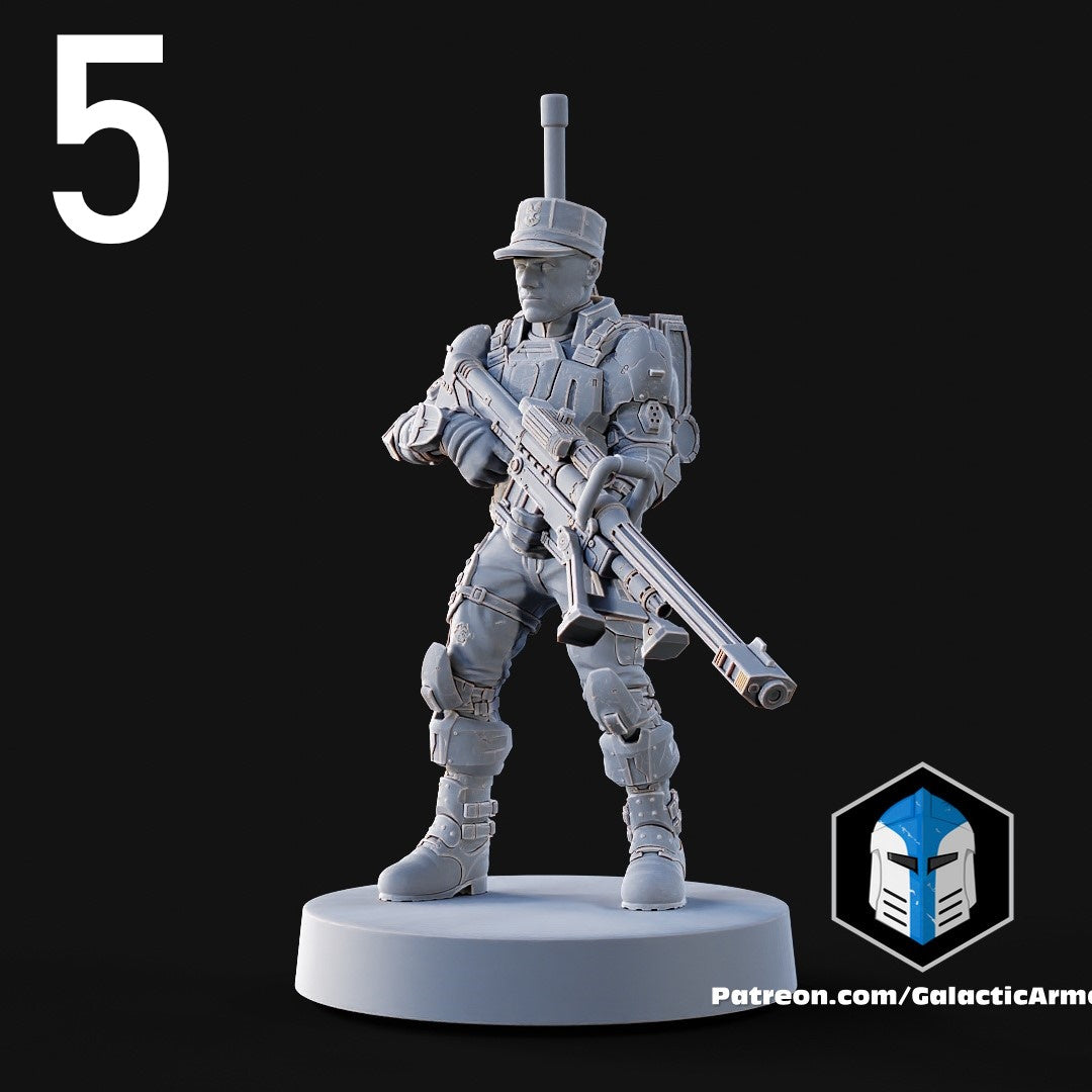 UNSC Marines for Halo Flashpoint - 10 Poses Available