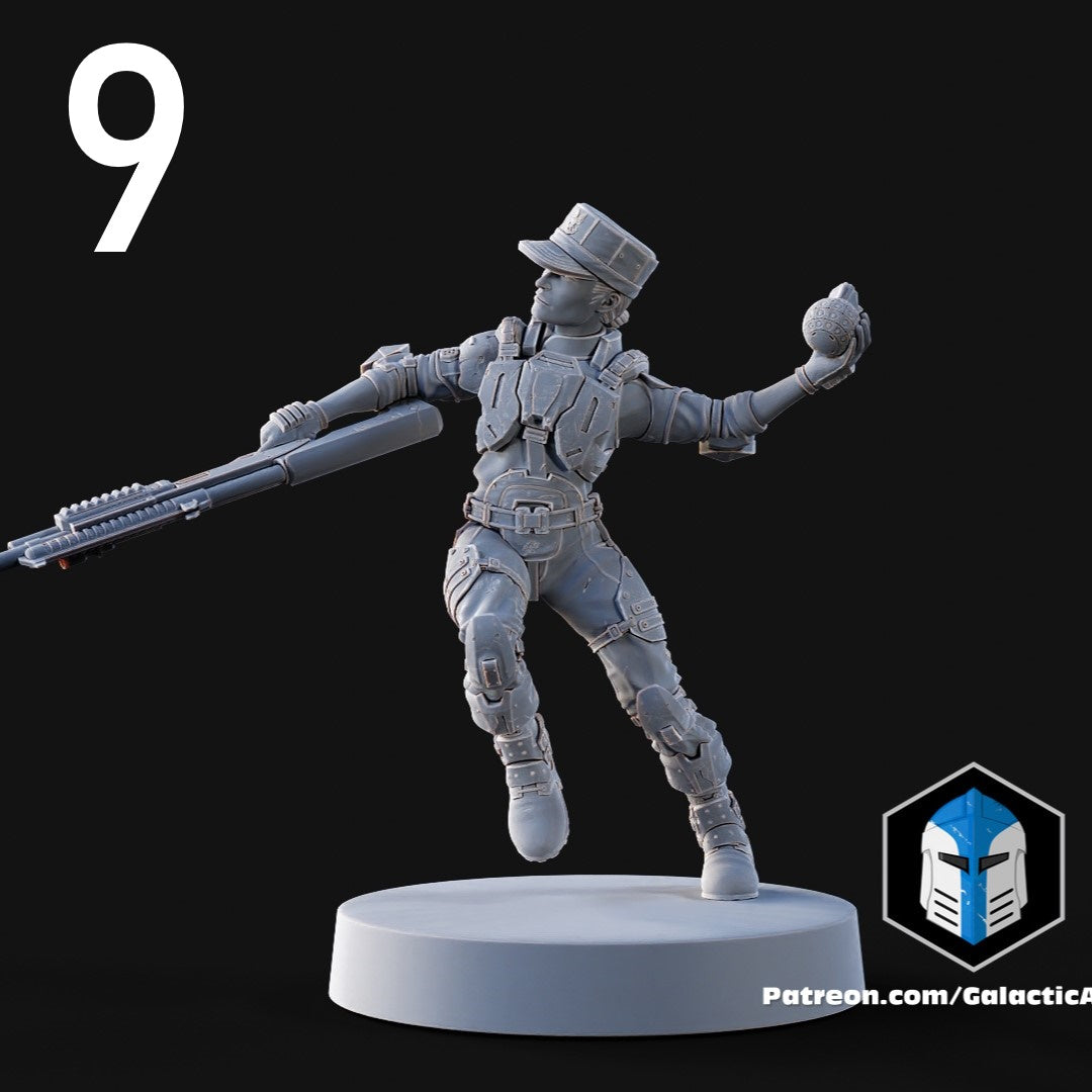 UNSC Marines for Halo Flashpoint - 10 Poses Available