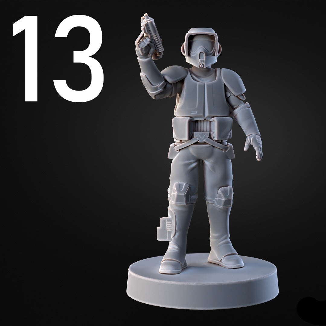 Recon Troopers for Star Wars Legion - 20 Poses Available