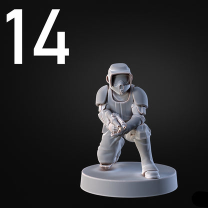 Recon Troopers for Star Wars Legion - 20 Poses Available