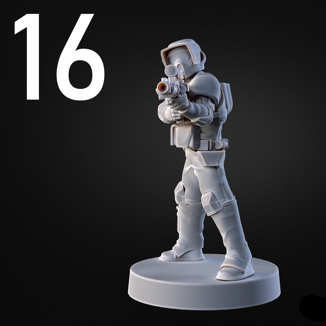 Recon Troopers for Star Wars Legion - 20 Poses Available