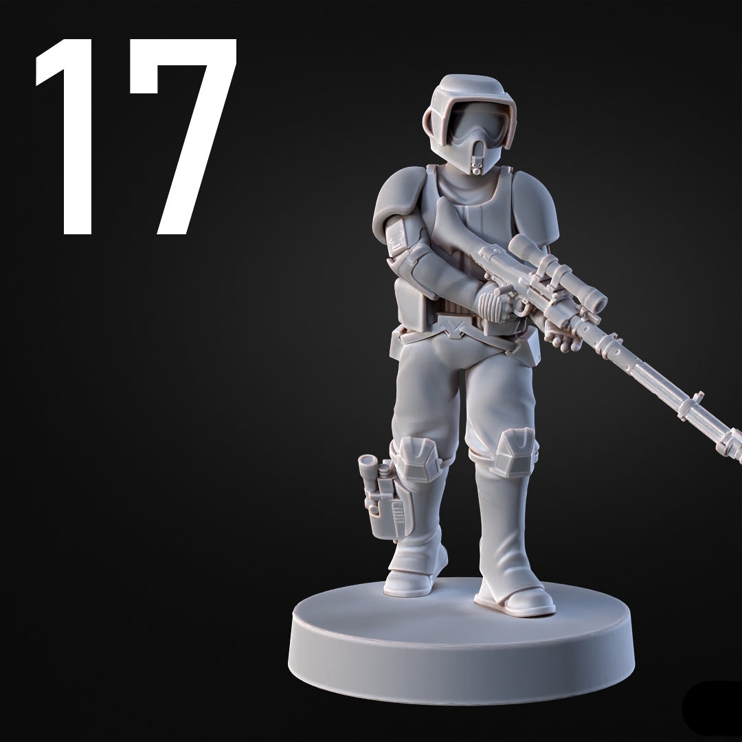 Recon Troopers for Star Wars Legion - 20 Poses Available