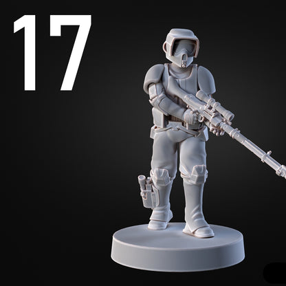 Recon Troopers for Star Wars Legion - 20 Poses Available