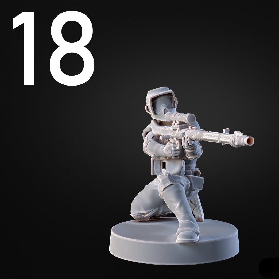 Recon Troopers for Star Wars Legion - 20 Poses Available