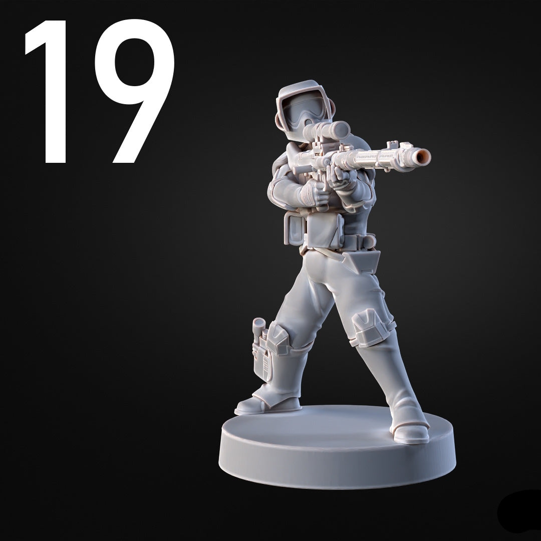 Recon Troopers for Star Wars Legion - 20 Poses Available