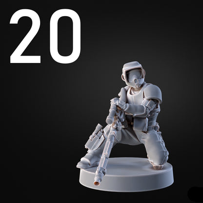 Recon Troopers for Star Wars Legion - 20 Poses Available