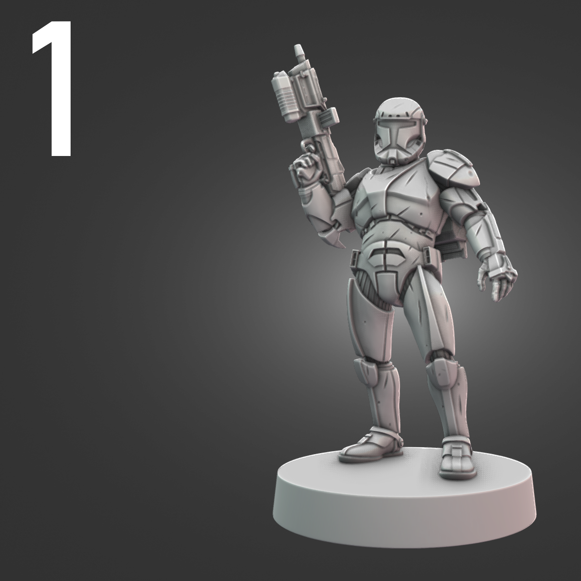 Republic Commanders for Star Wars Legion - 10 Poses Available