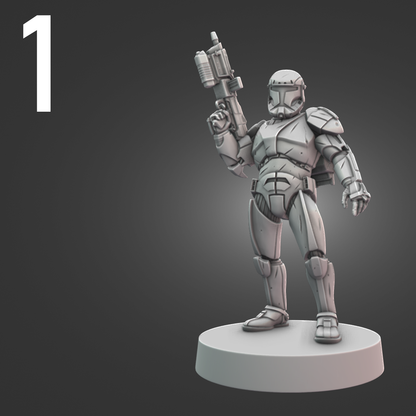 Republic Commanders for Star Wars Legion - 10 Poses Available