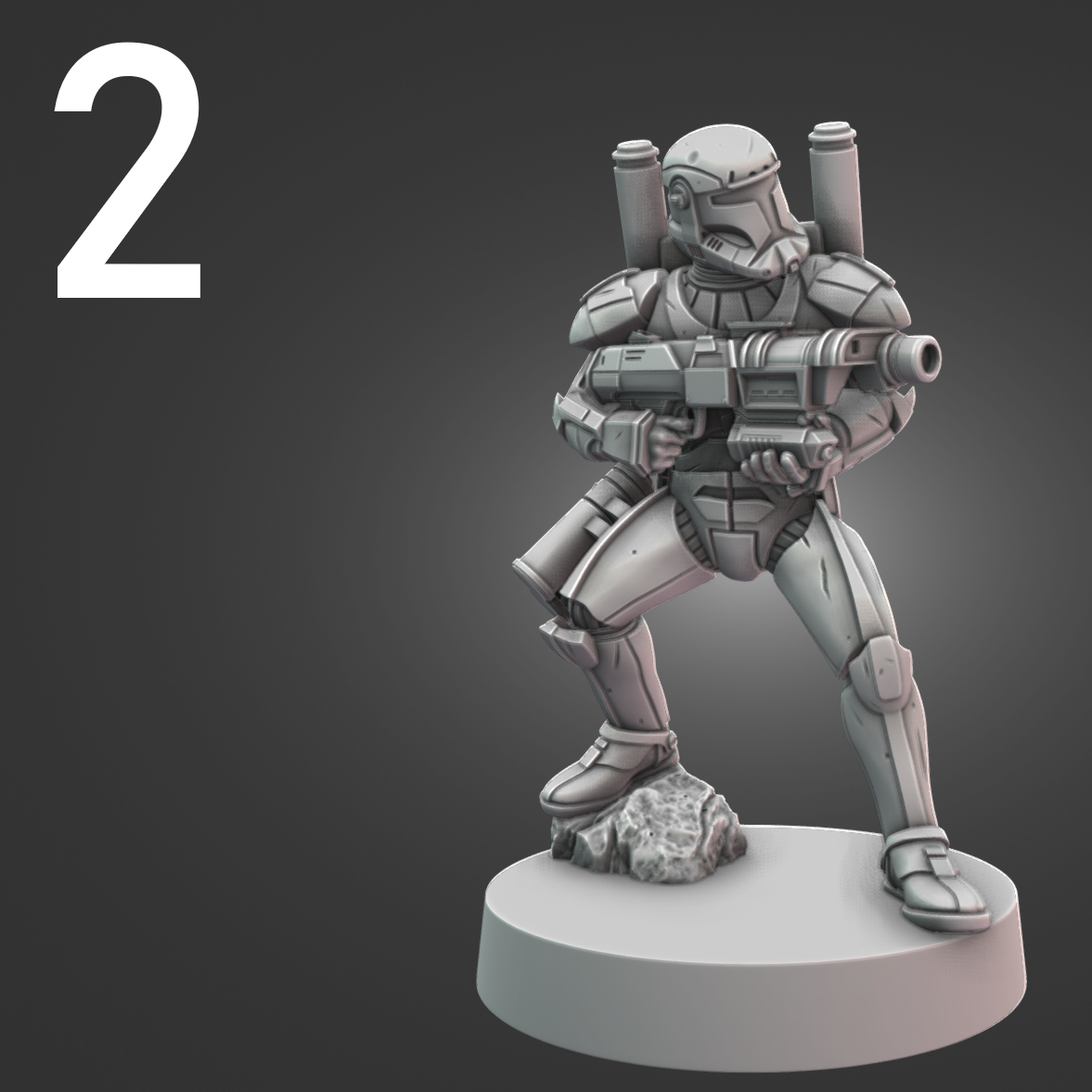 Republic Commanders for Star Wars Legion - 10 Poses Available