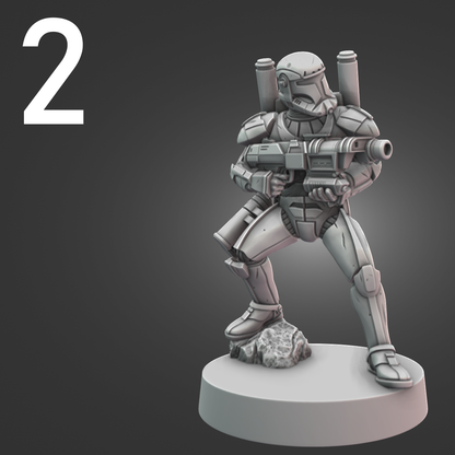 Republic Commanders for Star Wars Legion - 10 Poses Available