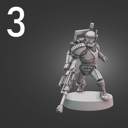 Republic Commanders for Star Wars Legion - 10 Poses Available