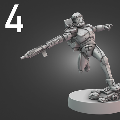 Republic Commanders for Star Wars Legion - 10 Poses Available