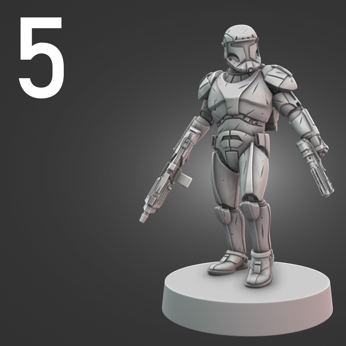 Republic Commanders for Star Wars Legion - 10 Poses Available