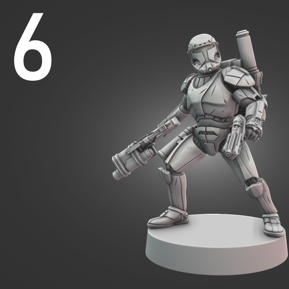 Republic Commanders for Star Wars Legion - 10 Poses Available