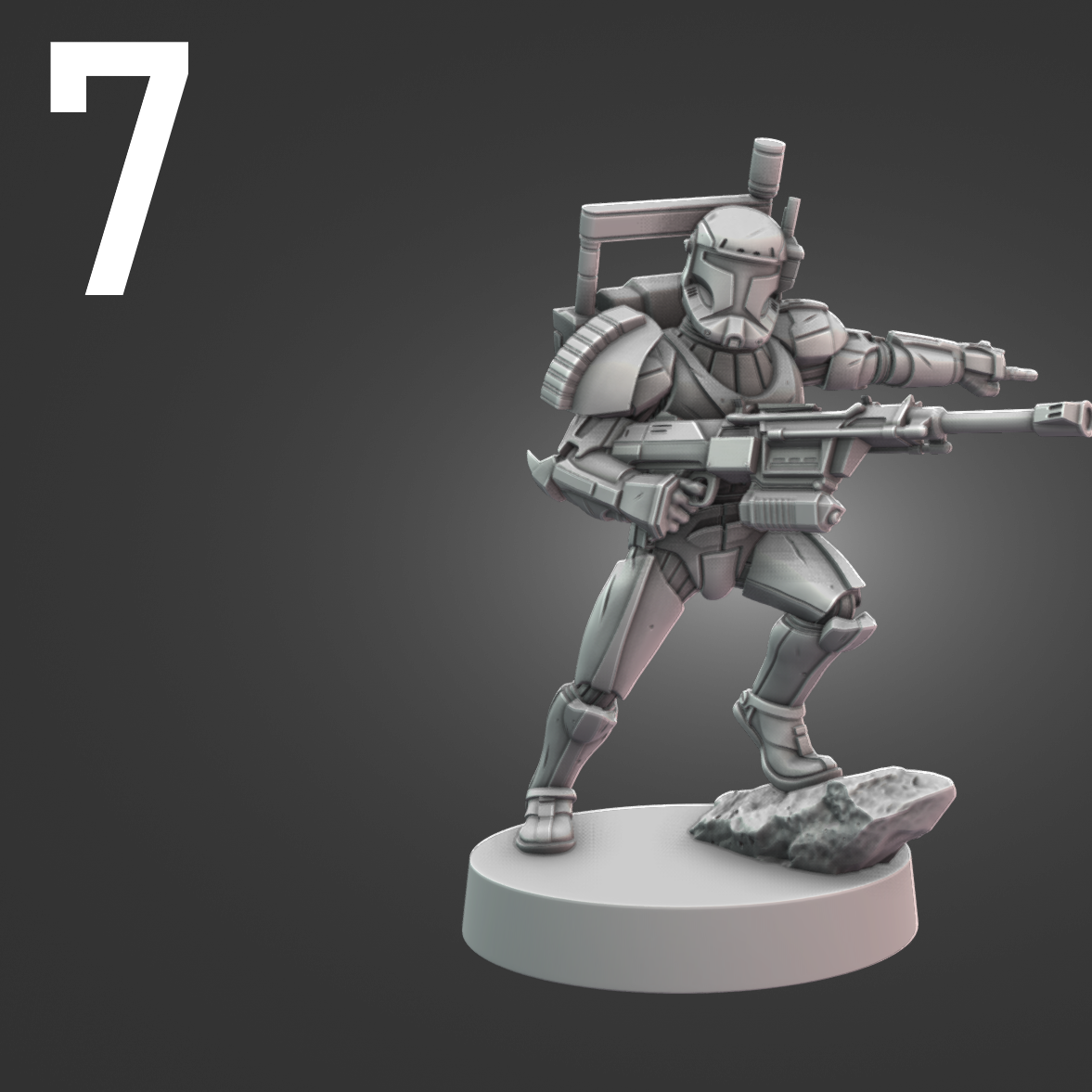 Republic Commanders for Star Wars Legion - 10 Poses Available
