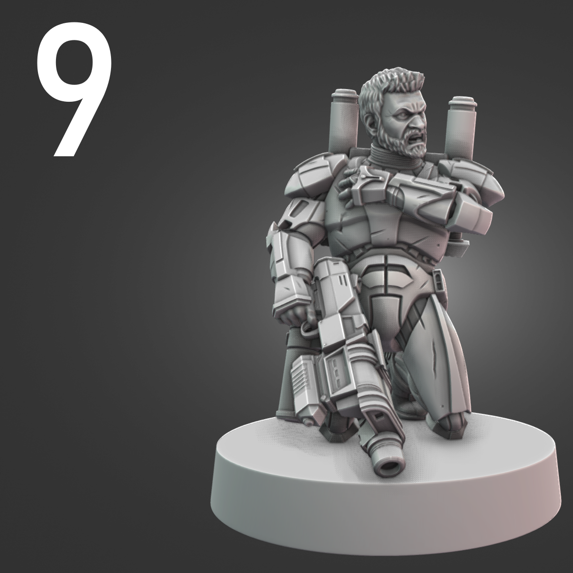 Republic Commanders for Star Wars Legion - 10 Poses Available