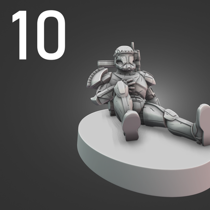 Republic Commanders for Star Wars Legion - 10 Poses Available